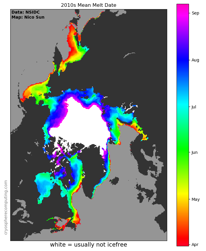 Arctic Mean Melt Date