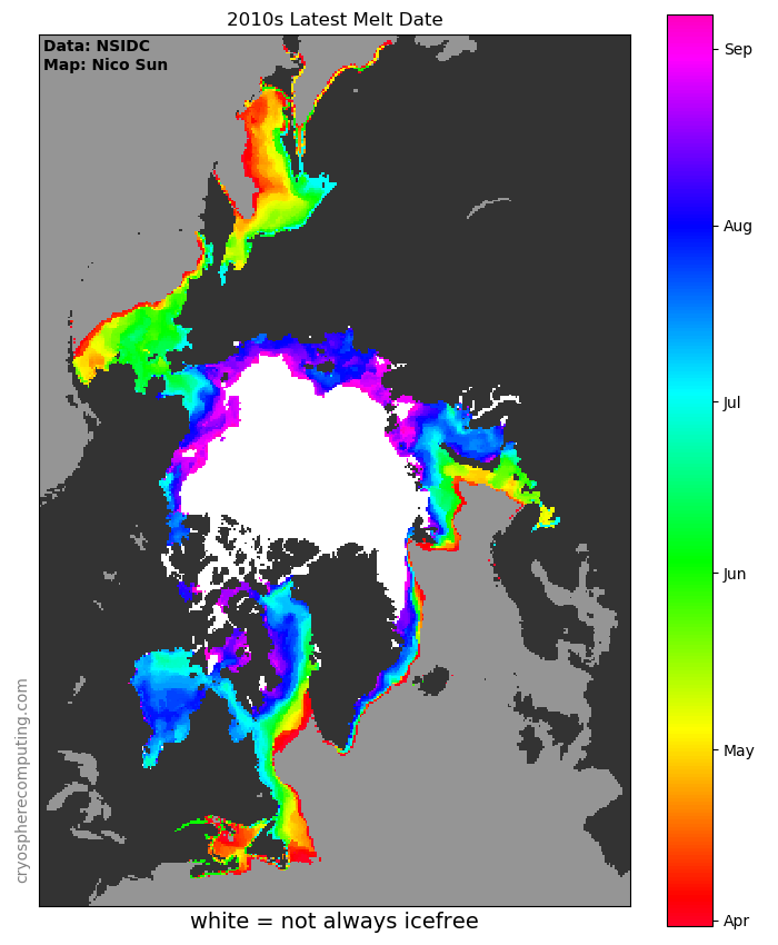 Arctic Latest Melt Date