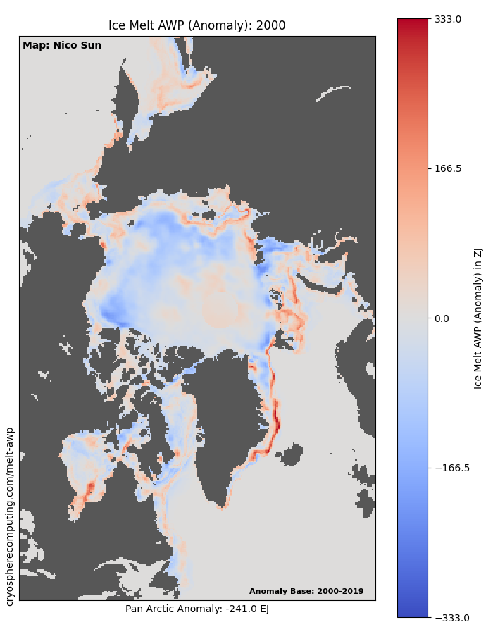 Arctic Melt-AWP Anomaly